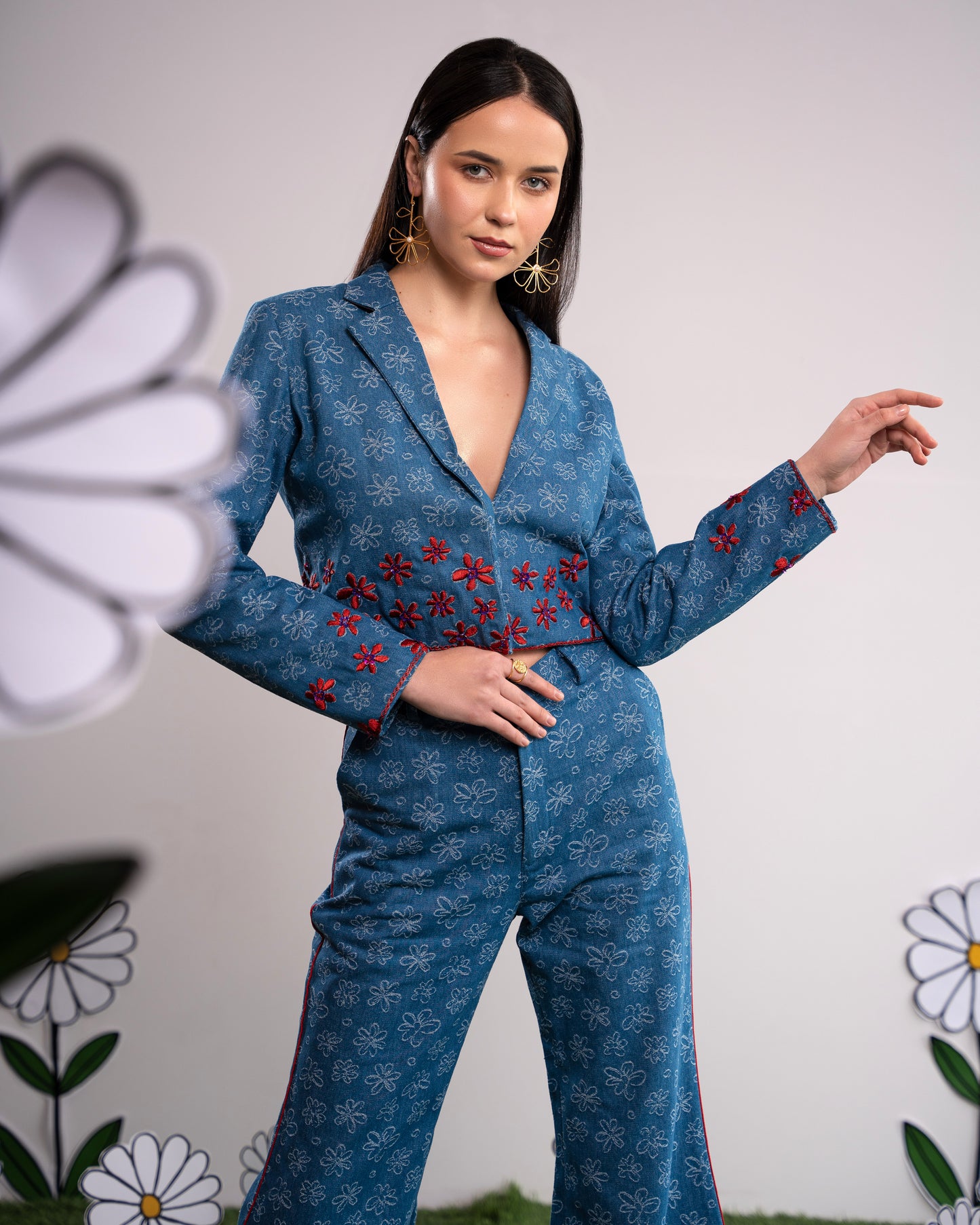 Floral Gaga Pant Suit