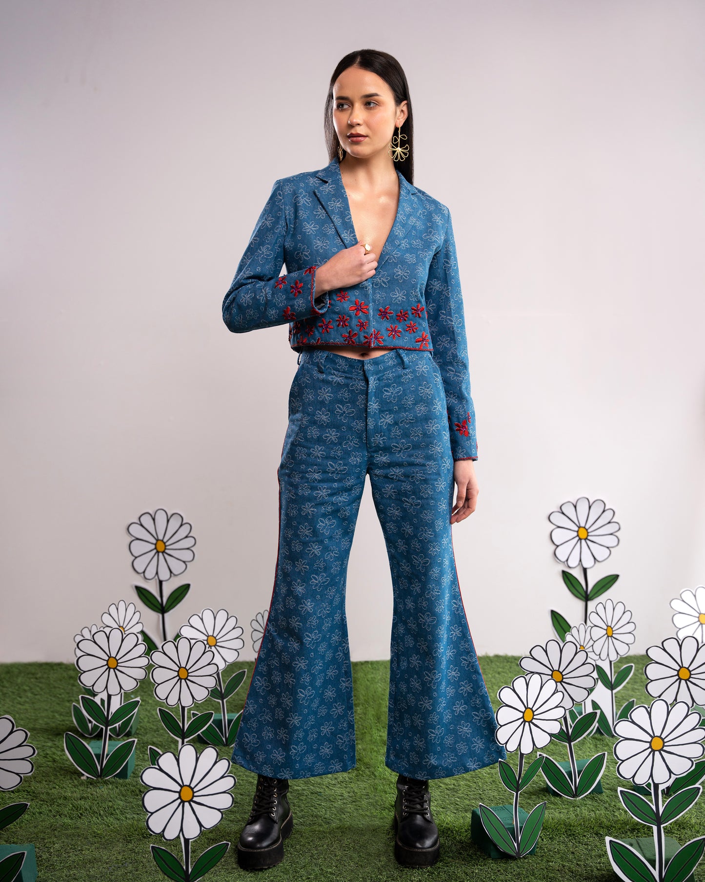 Floral Gaga Pant Suit