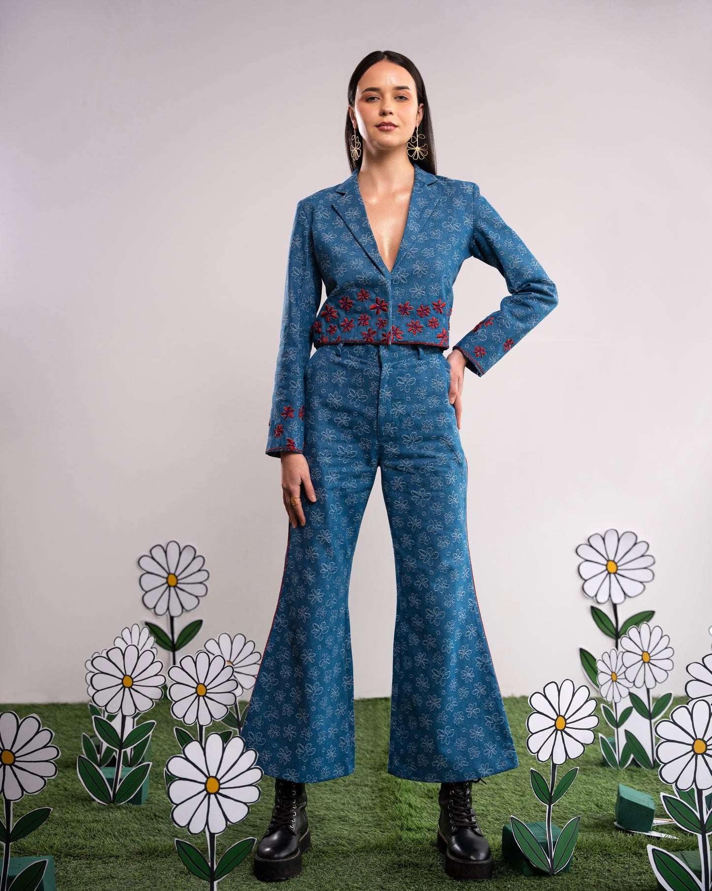Floral Gaga Pant Suit