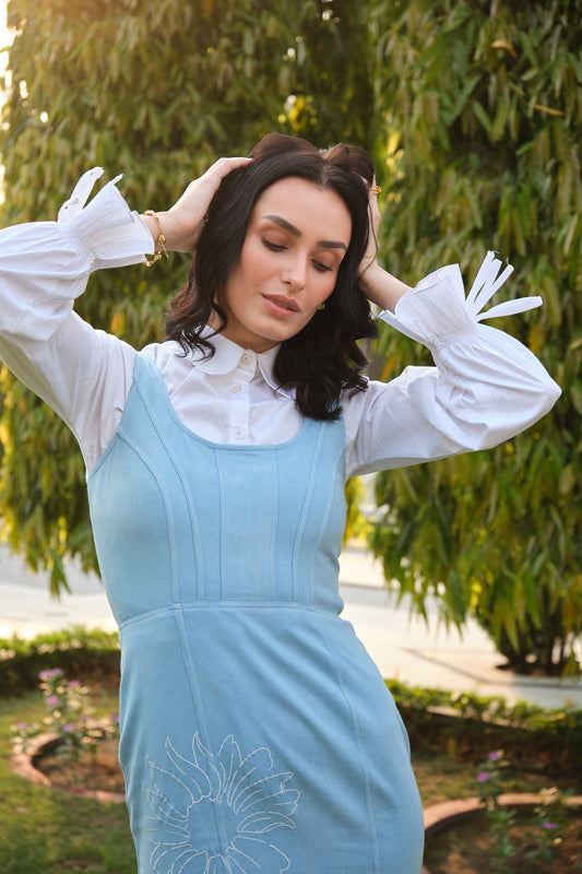 Sunflower Dress and Claude Shirt Set